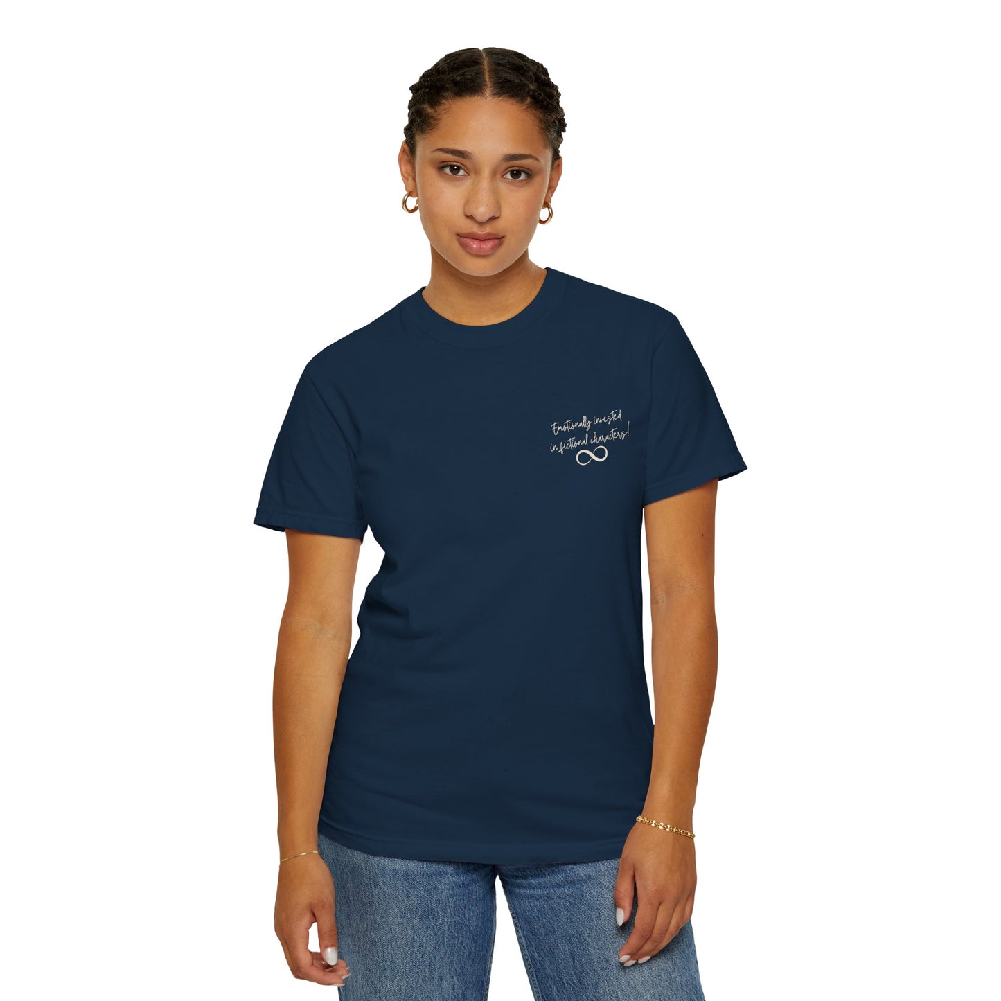 Emotionally Invested in Fictional Characters T-Shirt Dark