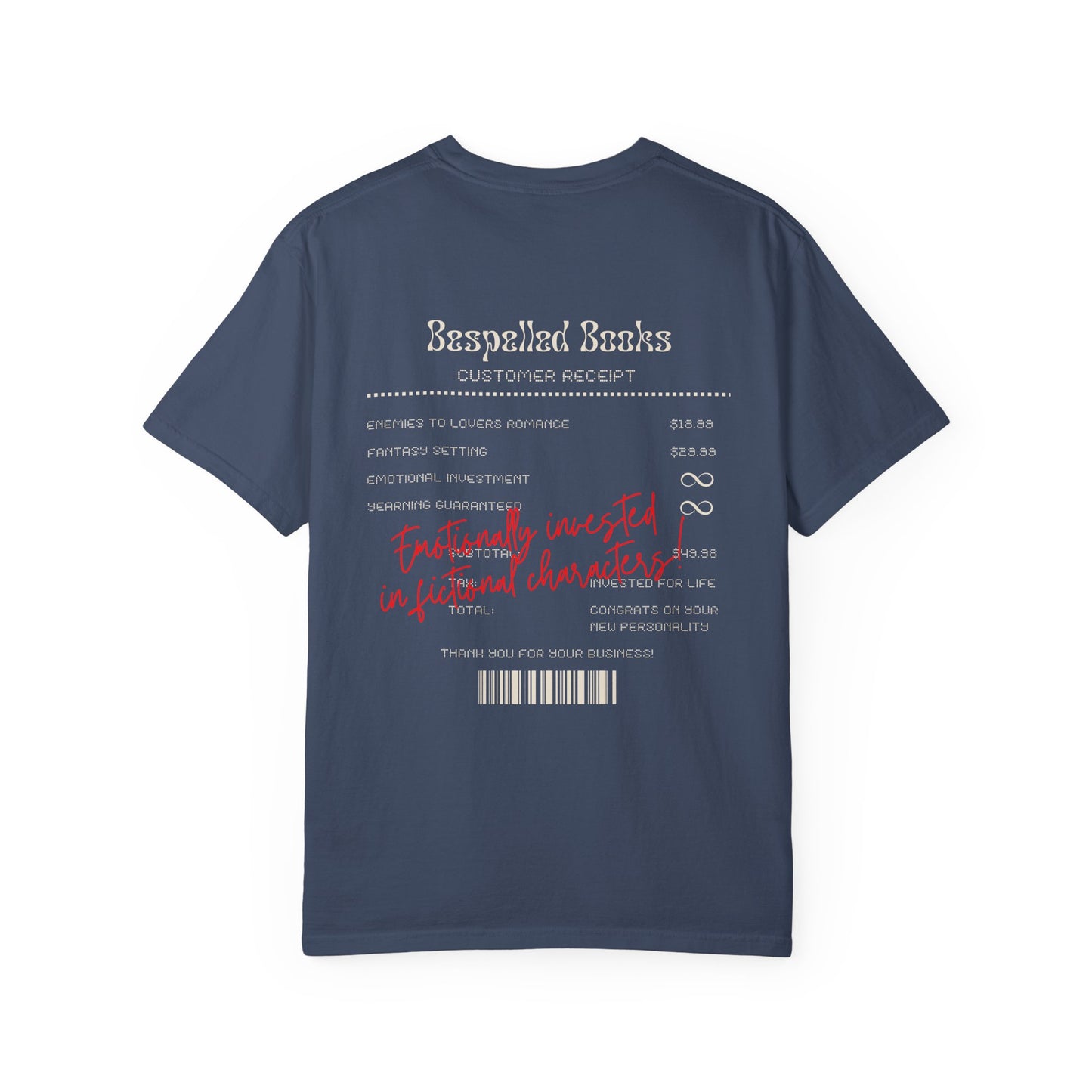 Emotionally Invested in Fictional Characters T-Shirt Dark
