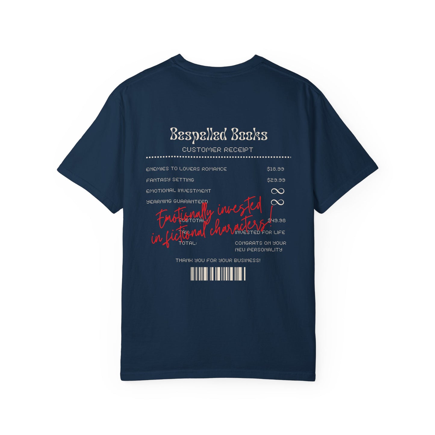Emotionally Invested in Fictional Characters T-Shirt Dark