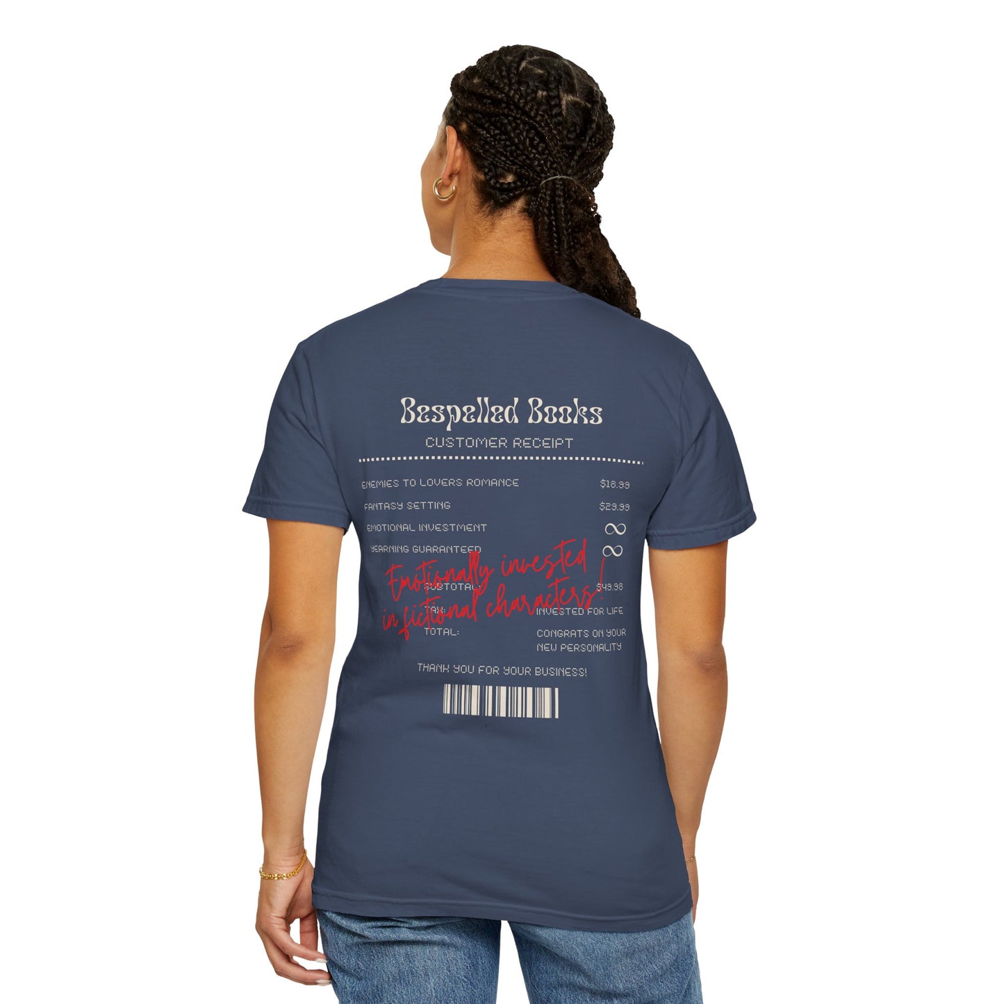 Emotionally Invested in Fictional Characters T-Shirt Dark