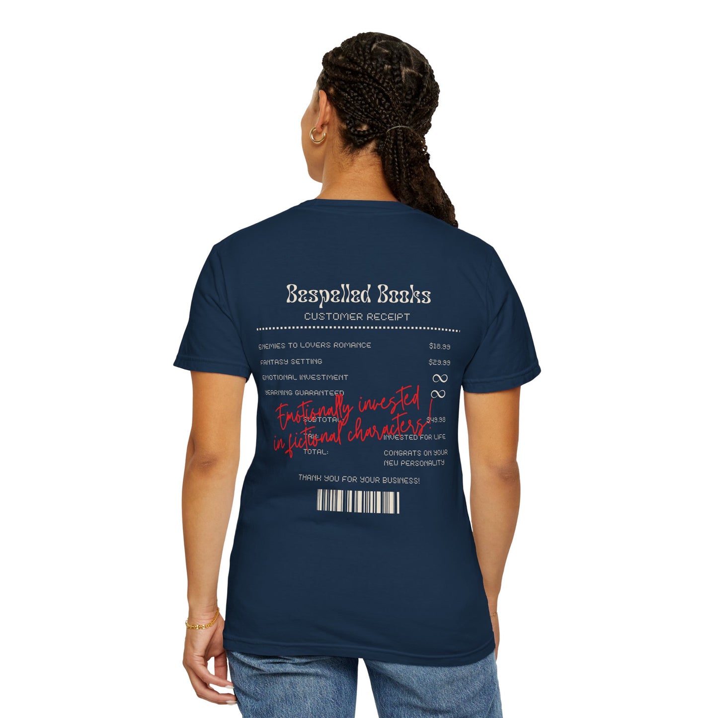 Emotionally Invested in Fictional Characters T-Shirt Dark