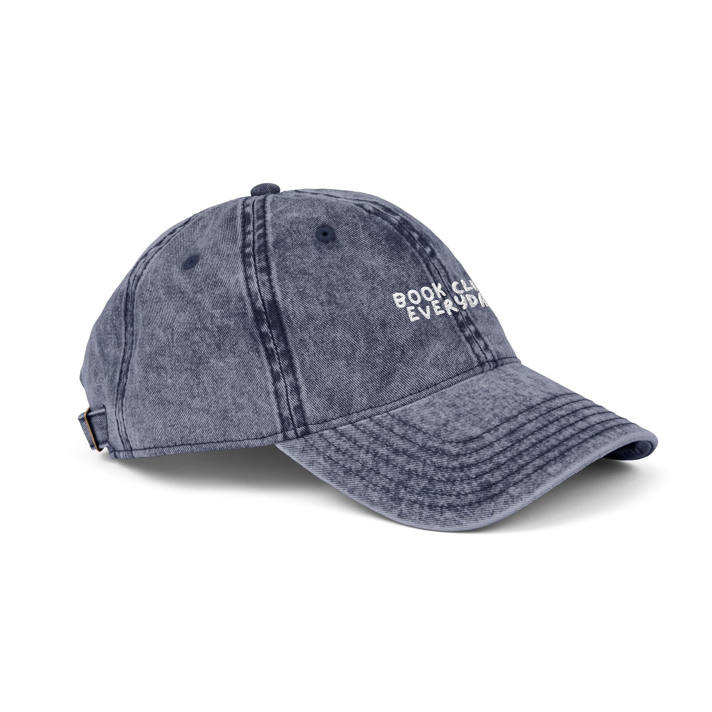 Book Club Everyday Vintage Embroidered Cap