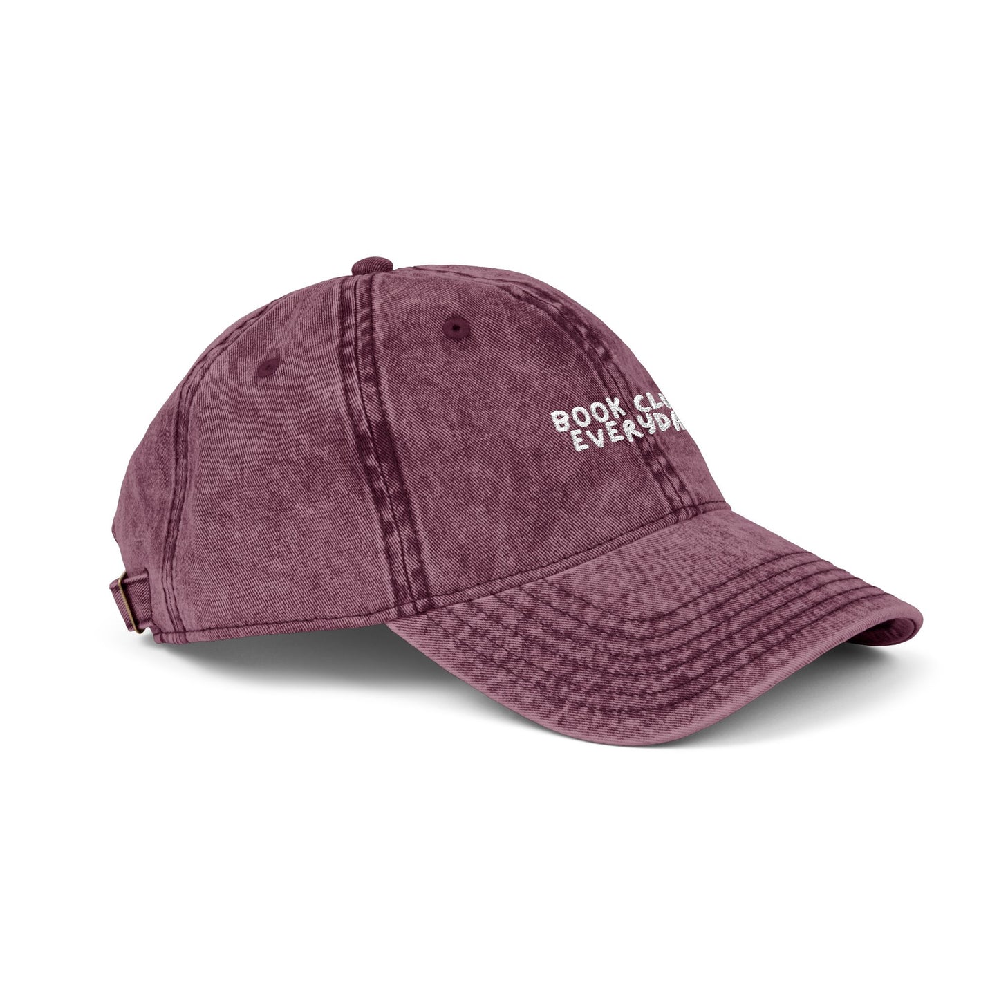 Book Club Everyday Vintage Embroidered Cap
