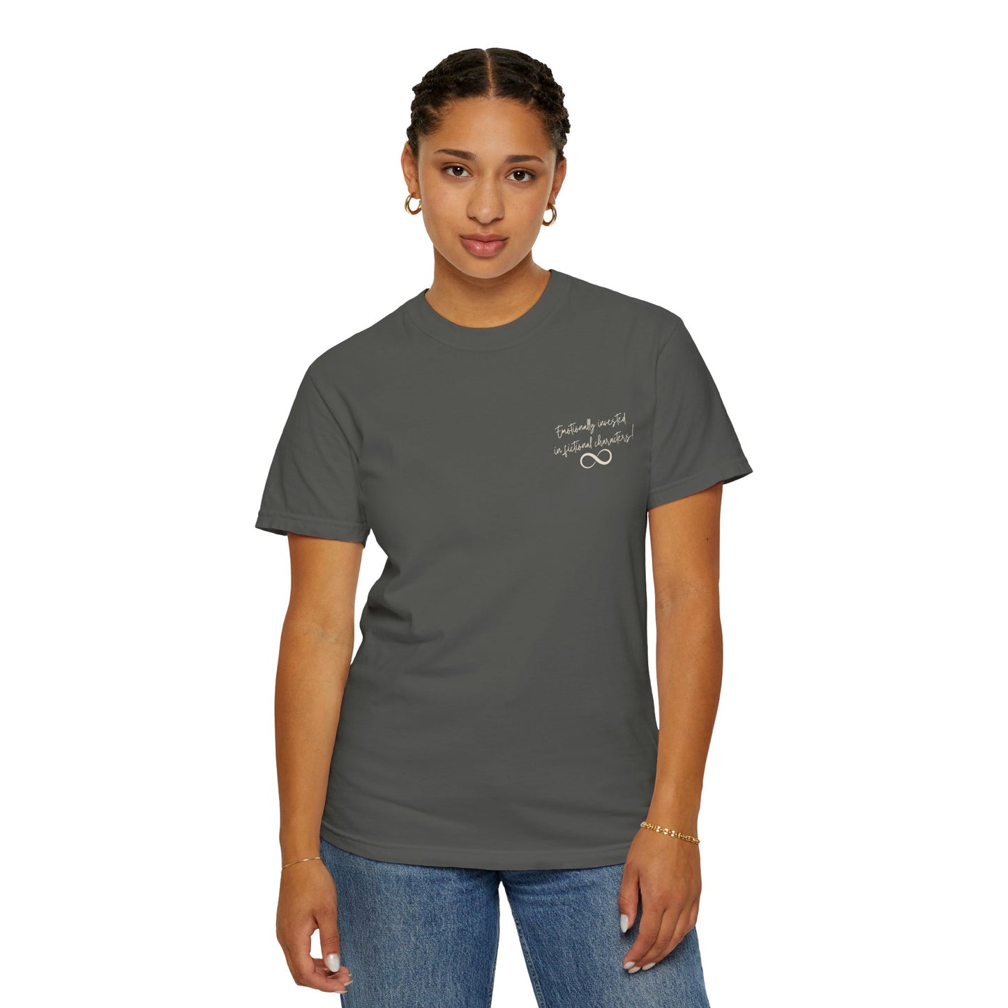 Emotionally Invested in Fictional Characters T-Shirt Dark