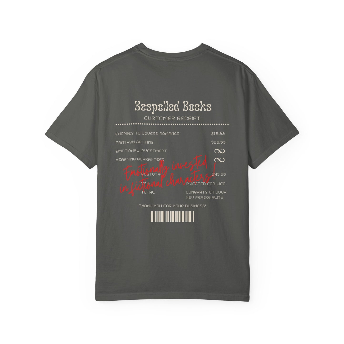 Emotionally Invested in Fictional Characters T-Shirt Dark
