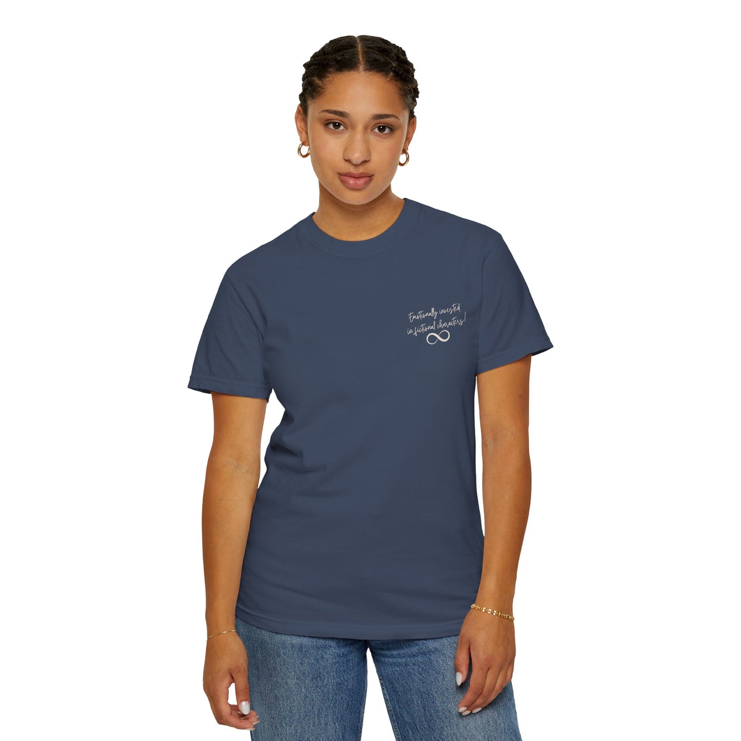Emotionally Invested in Fictional Characters T-Shirt Dark