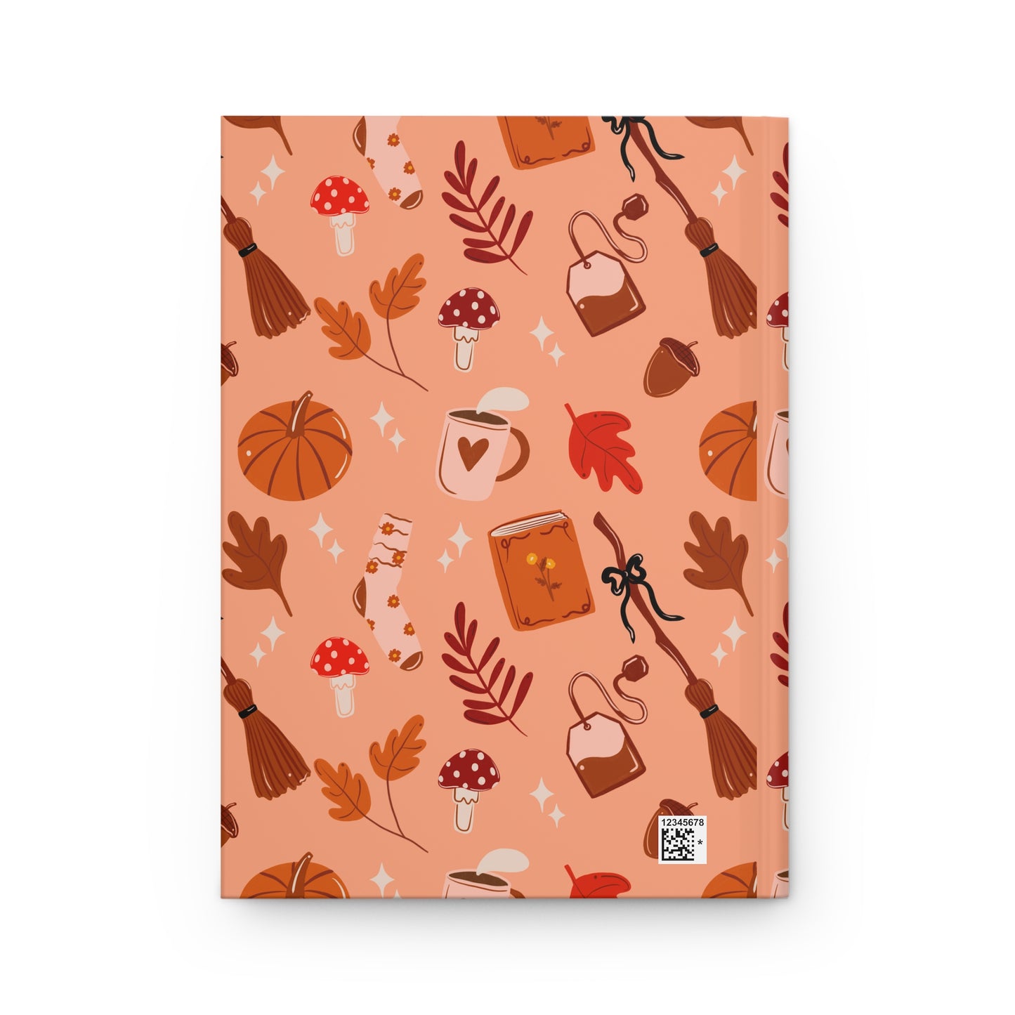 Cozy Fall Cottage Hardcover Journal Matte