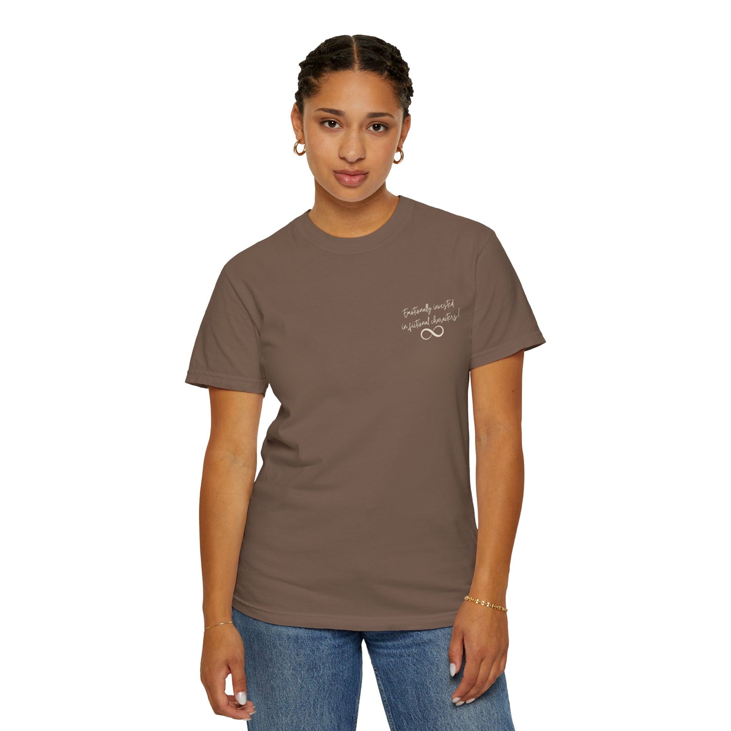 Emotionally Invested in Fictional Characters T-Shirt Dark