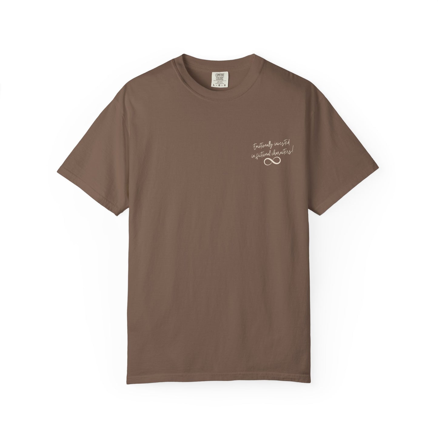 Emotionally Invested in Fictional Characters T-Shirt Dark