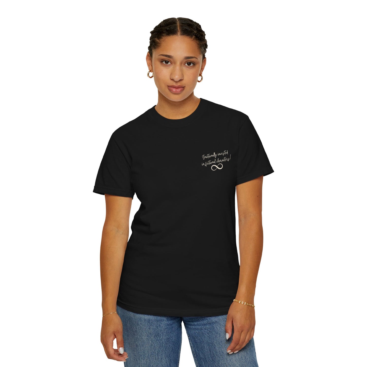 Emotionally Invested in Fictional Characters T-Shirt Dark