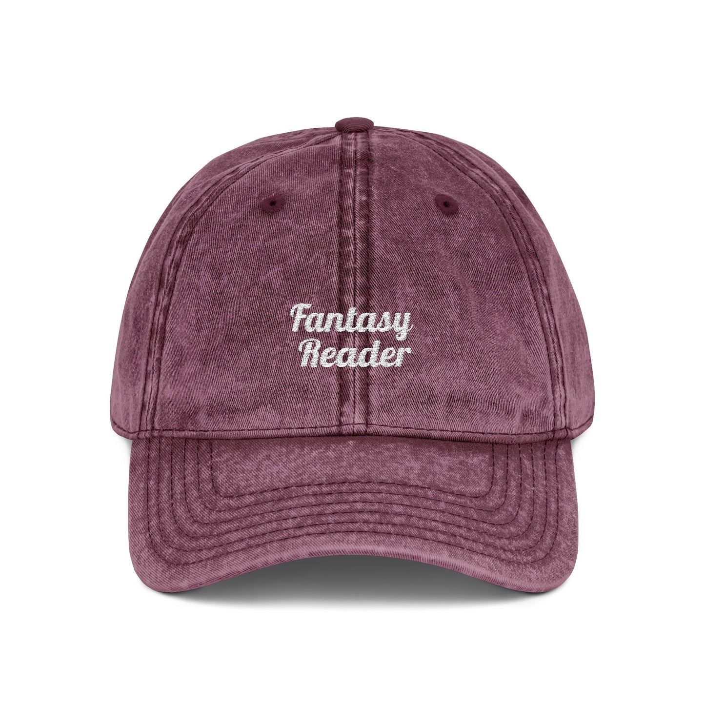 Fantasy Reader Vintage Embroidered Cap