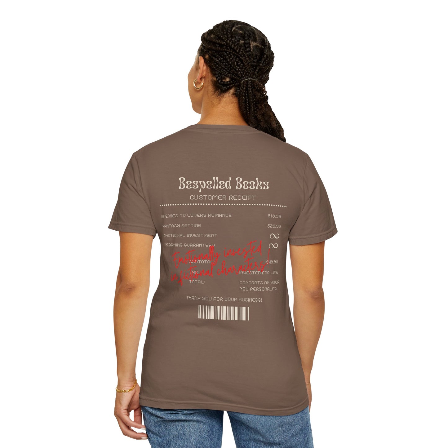 Emotionally Invested in Fictional Characters T-Shirt Dark