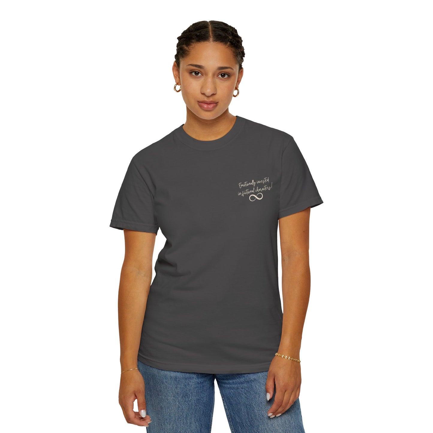 Emotionally Invested in Fictional Characters T-Shirt Dark