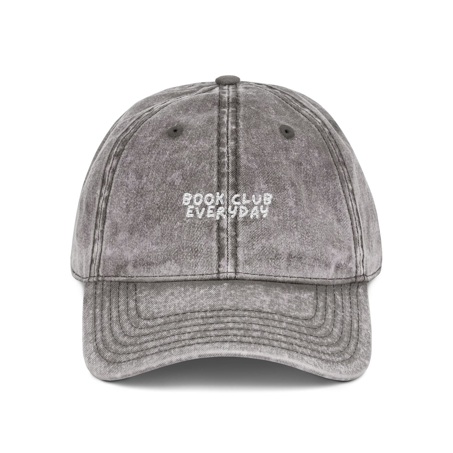 Book Club Everyday Vintage Embroidered Cap