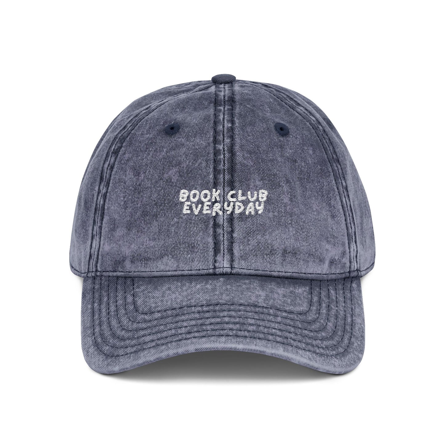 Book Club Everyday Vintage Embroidered Cap