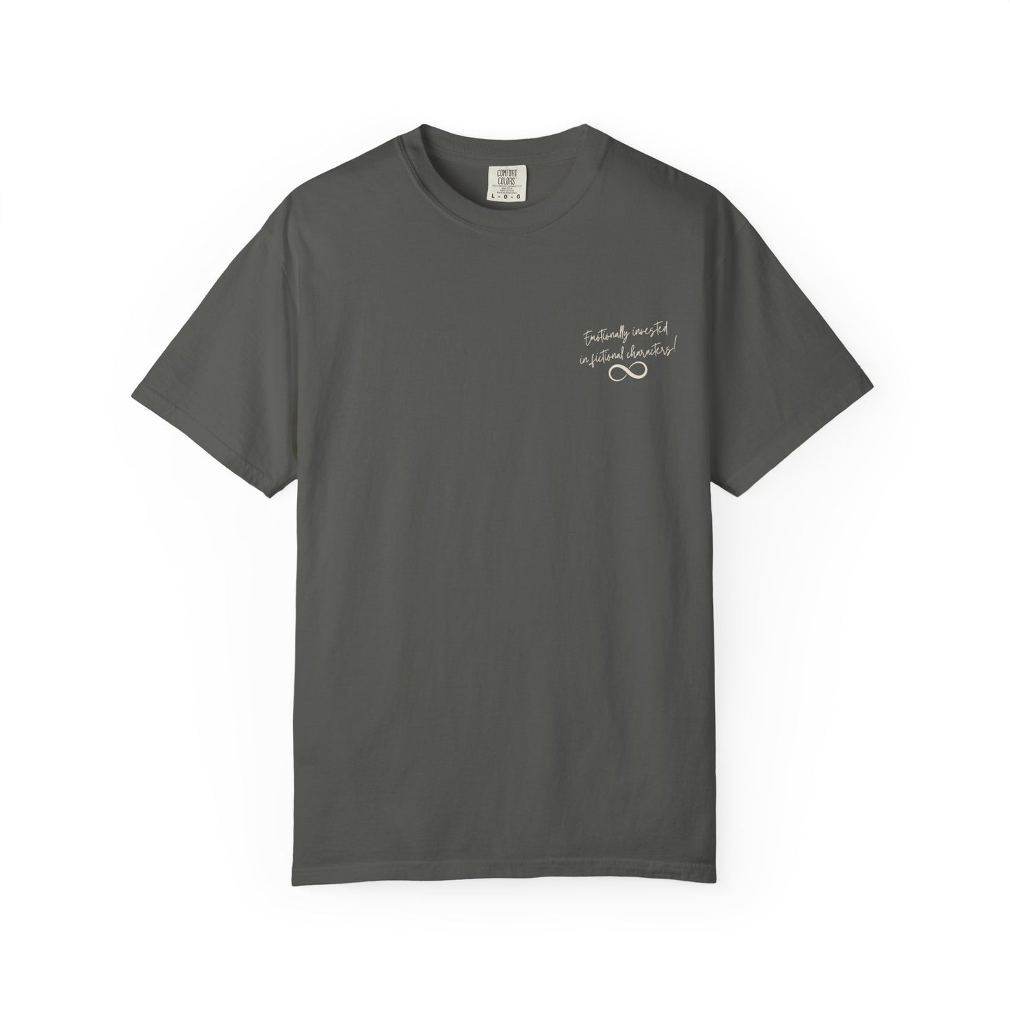 Emotionally Invested in Fictional Characters T-Shirt Dark