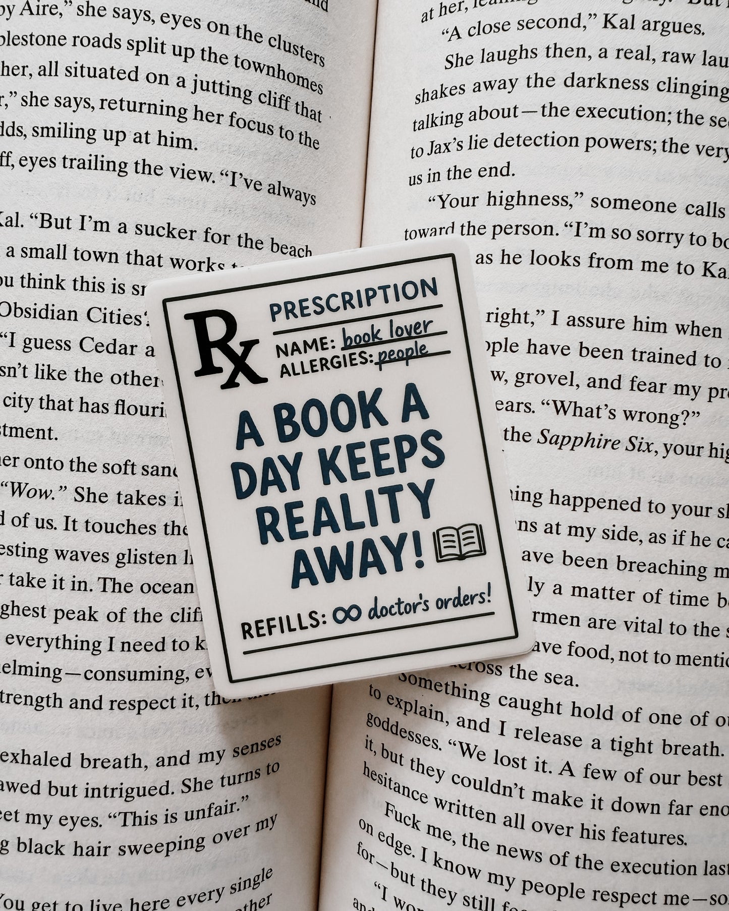 Book Prescription Sticker