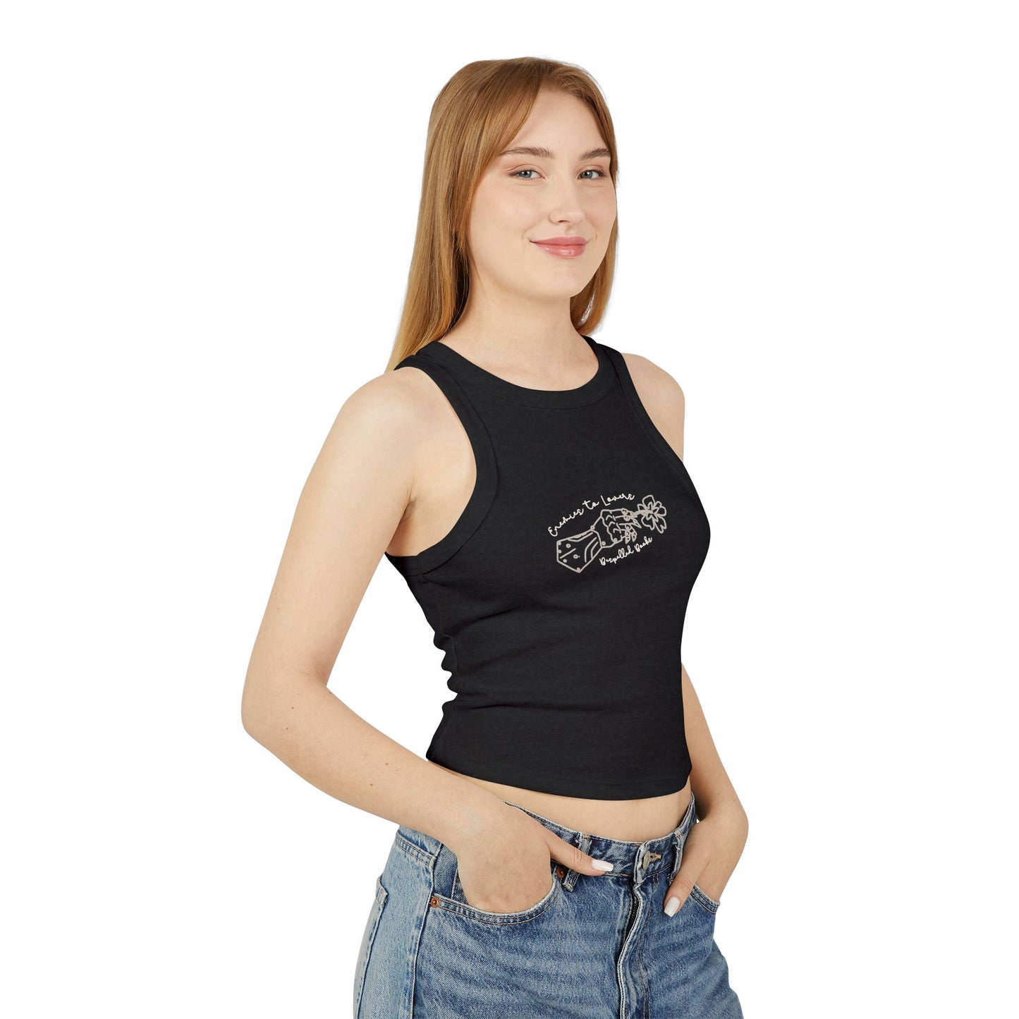 Enemies to Lovers Gauntlet Graphic Racer Tank