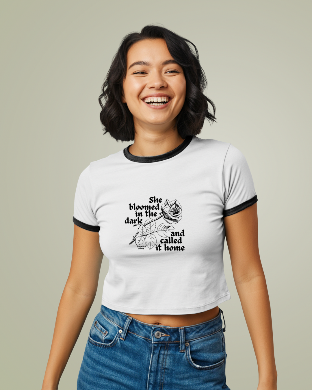 Bloomed Ringer Tee