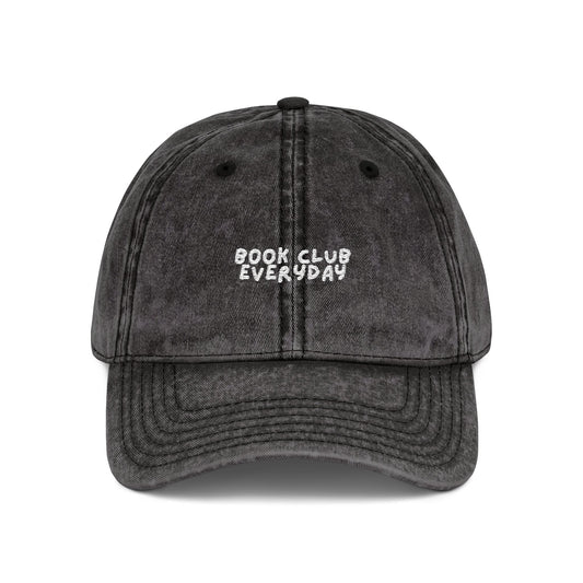 Book Club Everyday Vintage Embroidered Cap