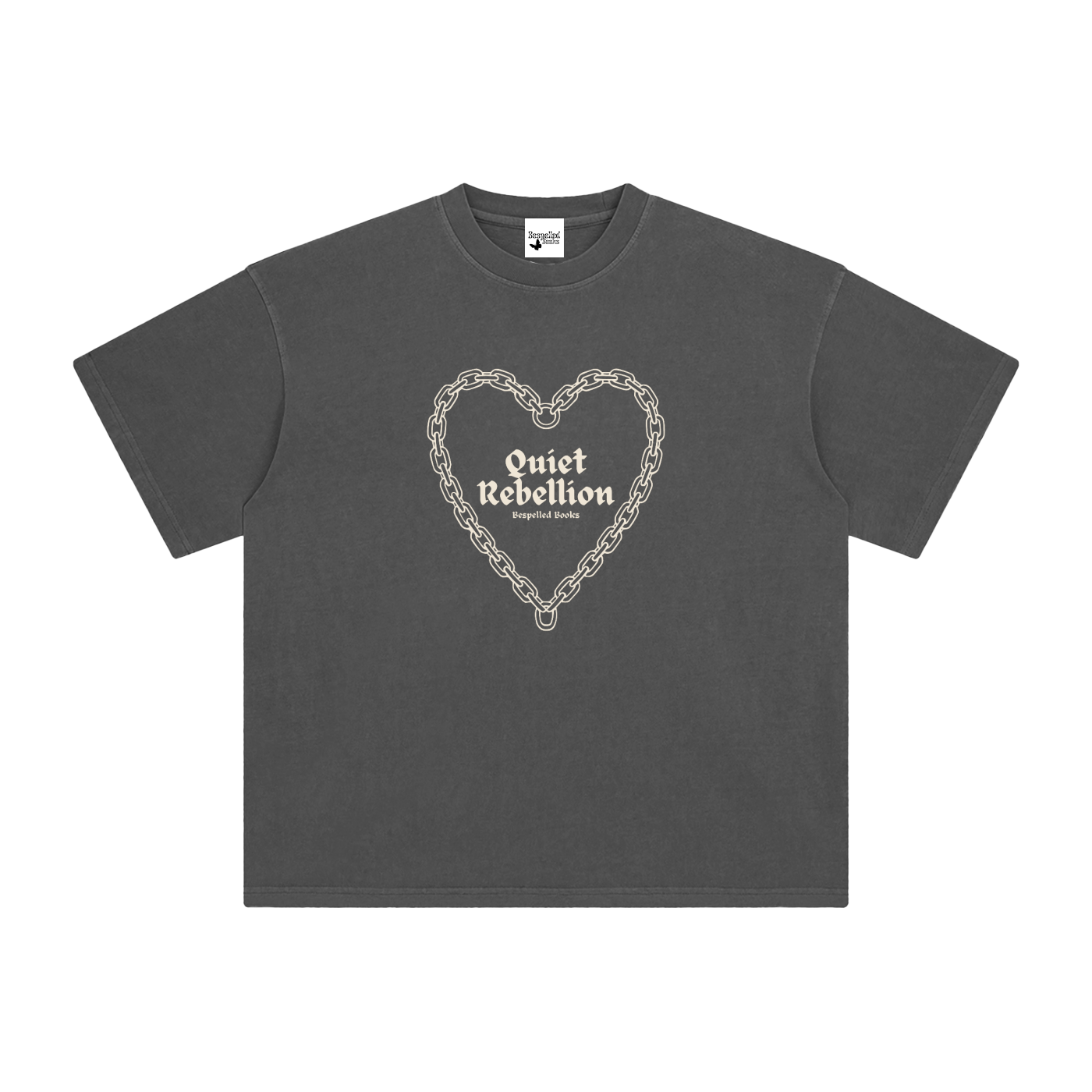 Bespelled Books Quiet Rebellion Enzyme Washed T-Shirt