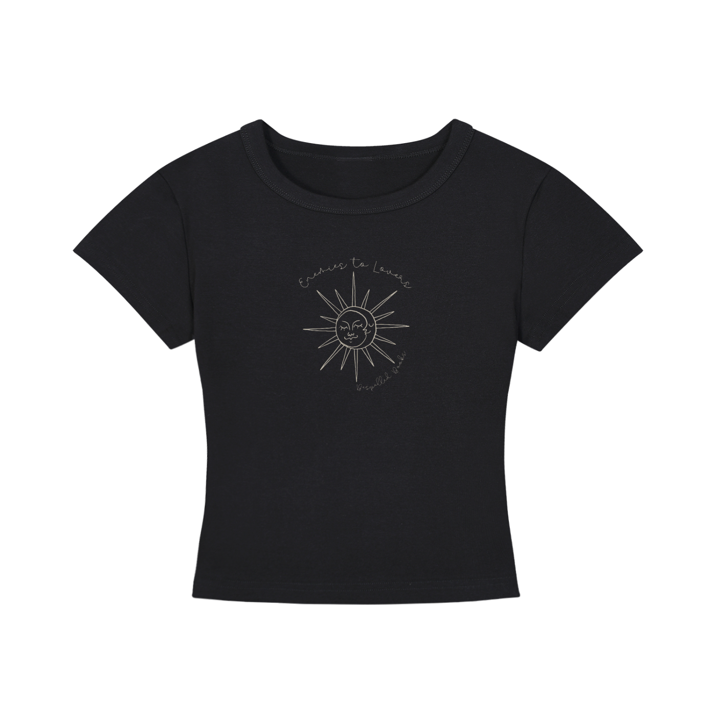 Enemies to lovers Sun/Moon Women's Cropped T-Shirt