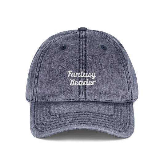 Fantasy Reader Vintage Embroidered Cap