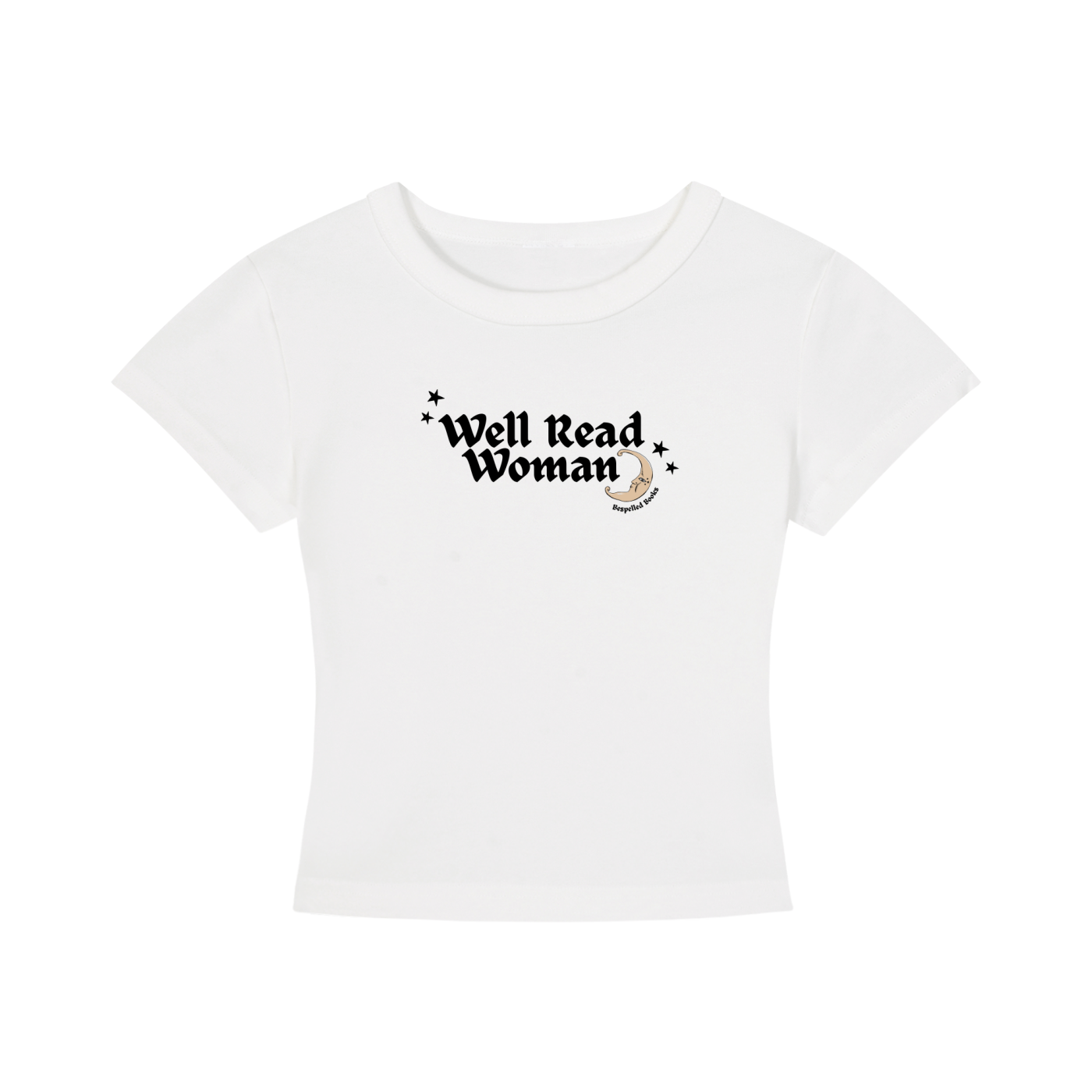 Well Read Woman Cropped T-Shirt