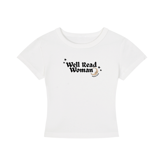 Well Read Woman Cropped T-Shirt