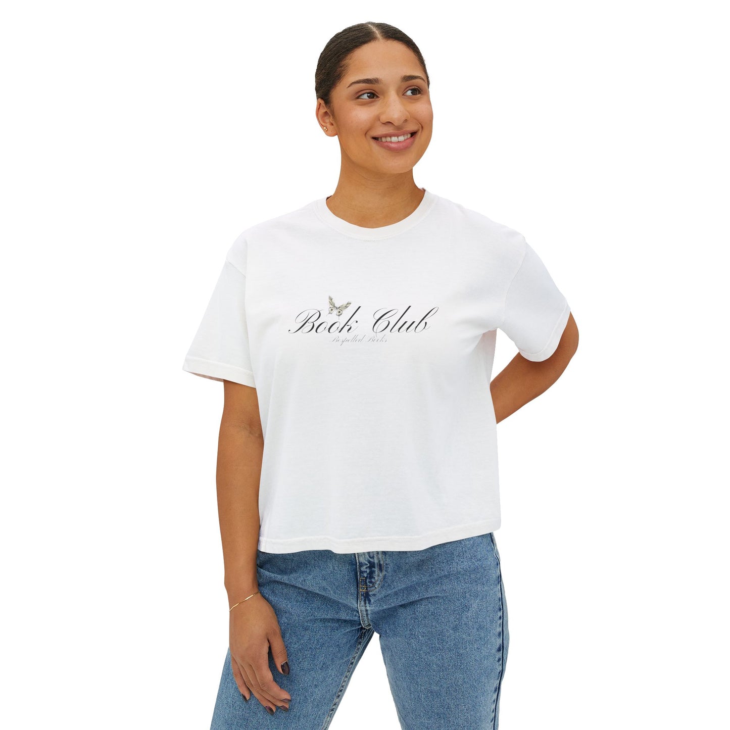 Book Club Boxy Tee