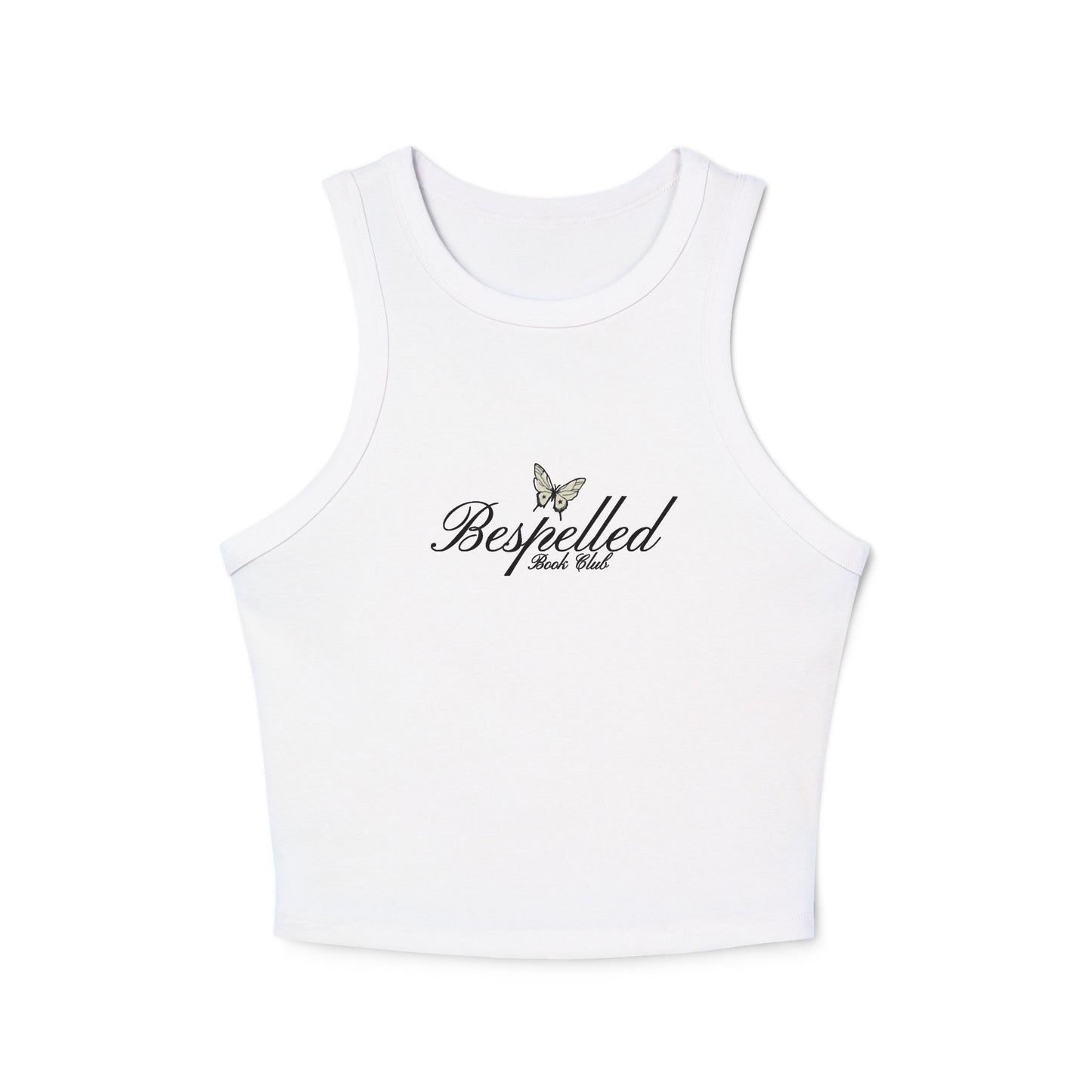 Bespelled Book Club Graphic Racer Tank